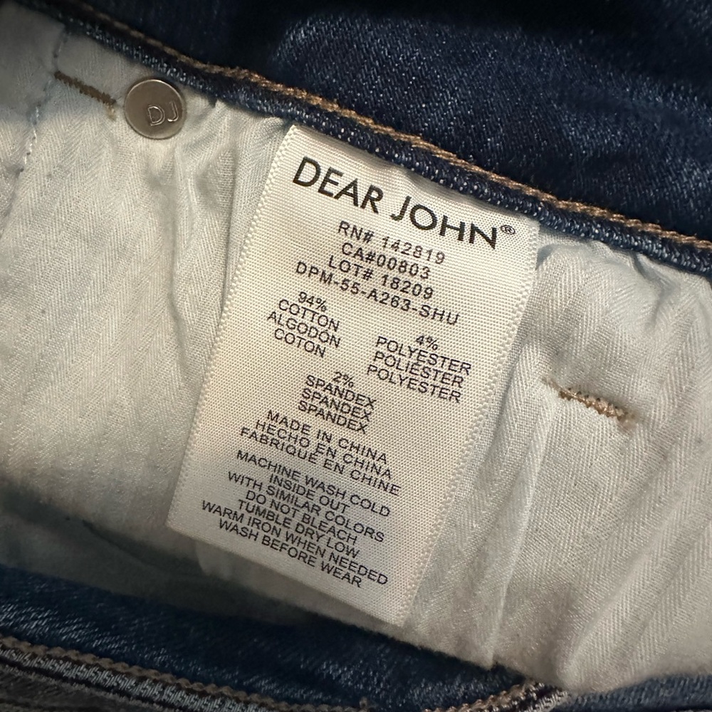 Dear John Audrey Wide Leg Cuffed Jeans Size 26 - Picture 6 of 6